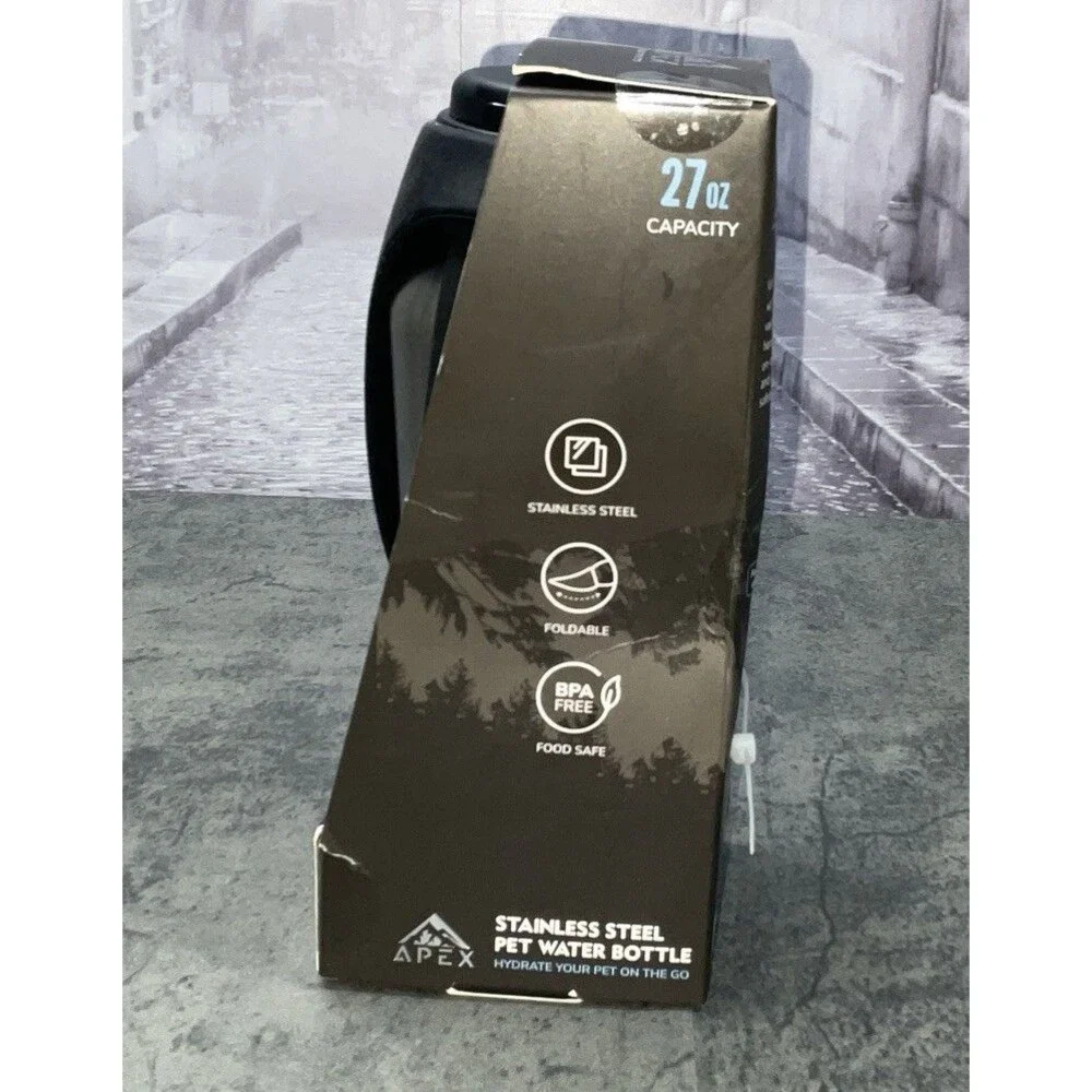 Apex Stainless Steel Pet Water Bottle 27 Oz